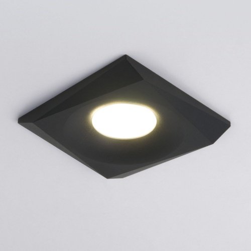 Встраиваемый точечный светильник GU10 черный IP20 (a053351) Elektrostandard