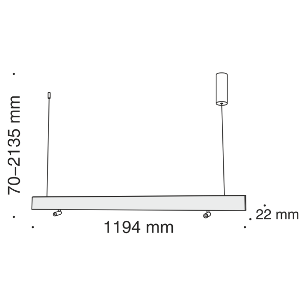 Подвесной светильник 30Вт 4000K Черный IP20 Puntero P068PL-L27B4K Technical