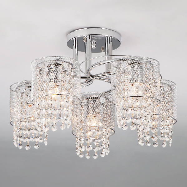 Потолочный светильник 5*E27 60Вт хром IP20 (30137/5 хром) Eurosvet