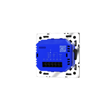 Терморегулятор электронный Voltum S70 с индикацией и датчиком, для теплого пола, (кашемир)