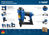 Пневматический степлер (скобозабиватель) 53F-13, скобы тип 53F (6-13 мм), Профессионал ЗУБР