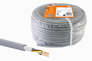 Кабель NYM-J 5х2,5-0,66 (100м) TDM