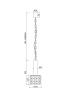 Подвесной светильник 1*E14 40Вт Хром IP20 Rock Me MOD027PL-01CH Maytoni