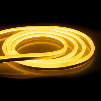 Светодиодная LED лента Feron LS721 неоновая, 144SMD(2835)/м 12Вт/м 50м IP67 220V желтый