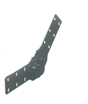 Соединитель шарнирный вертикальный H 100 мм, цинк-ламельный DKC