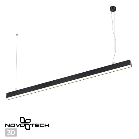 Св-к накл./подвесной св/д IP20 LED 4000K 40W 220V ITER черный NOVOTECH