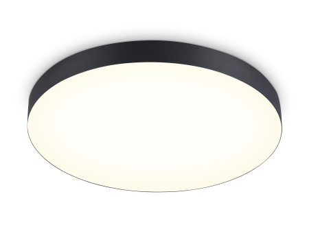 Светильник светодиодный потолочный FV5537 BK черный LED 90W 3000K D600*58 (Без ПДУ) Ambrella Light