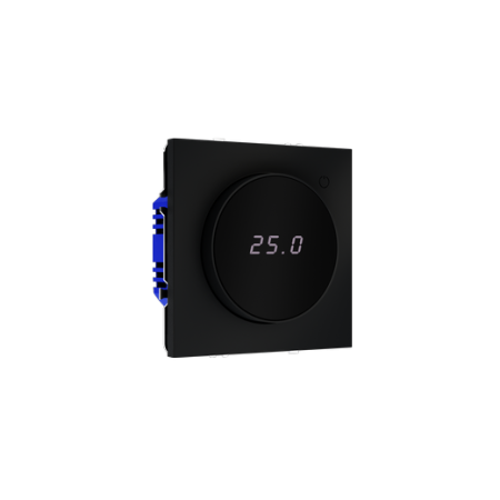 Терморегулятор электронный Voltum S70 с индикацией и датчиком, для теплого пола, (графит)