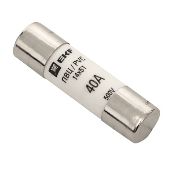 Плавкая вставка цилиндрическая ПВЦ (14х51) 40А PROxima EKF