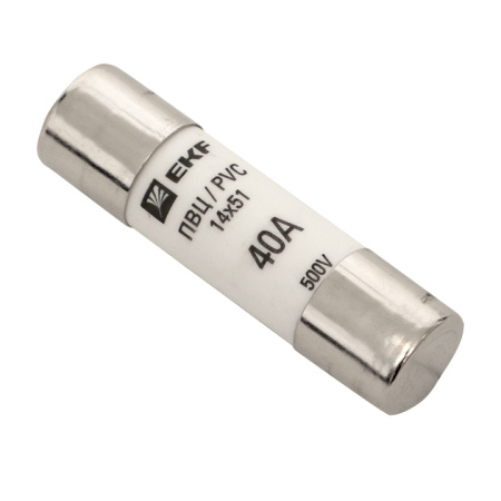 Плавкая вставка цилиндрическая ПВЦ (14х51) 40А PROxima EKF
