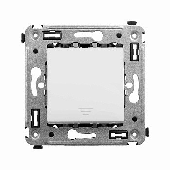 Кнопка одноклавишная в стену, "Avanti", "Белое облако" DKC