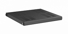 Полка 1U стационарная, "L" профиль, глубина 453мм для напольных 19" IT-корпусов ДКС серии CQE, RAL9005 DKC