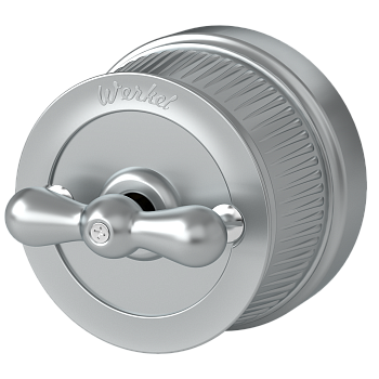 Переключатель одноклавишный (Матовый хром) Ретро ОУ IP20 Werkel