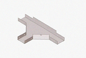 Лоток тройниковый замковый глухой ОТЗГ 150х80 УТ1,5, горячее цинкование, S1,5