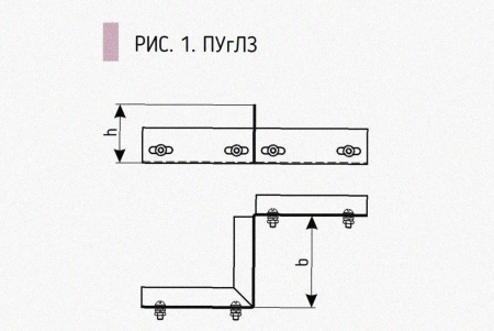 Соединитель-переходник замковый ПУгПЗ 50х50 УТ1,5, оцинкованный лист, S1,5
