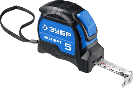 Профессиональная рулетка 5м х 19мм с нейлоновым покрытием Эксперт ЗУБР