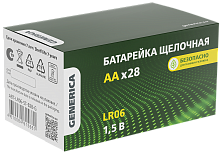 Элемент питания Alkaline LR06/AA (28/бокс) щелочная GENERICA