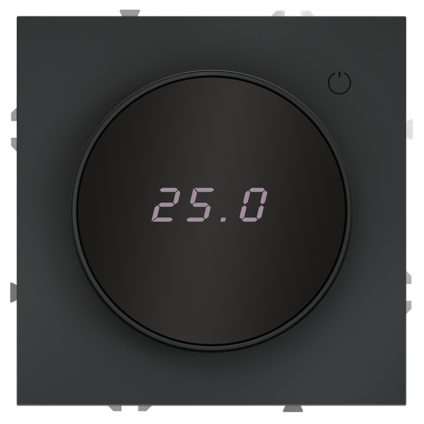 Терморегулятор электронный Voltum S70 с индикацией и датчиком, для теплого пола, (графит) Терморегулятор электронный Voltum S70 с индикацией и датчиком, для теплого пола, (графит)