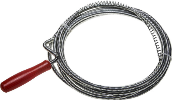 Сантехнический трос 3 м, d 6 мм ЗУБР