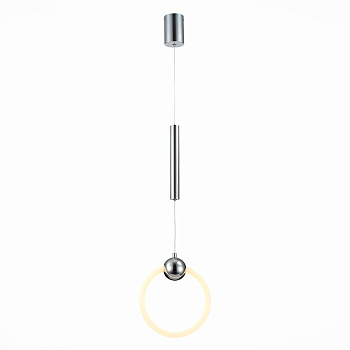 Светильник подвесной Хром/Белый,Хром LED 1*15Вт 3000К SL1578.103.01 ST LUCE
