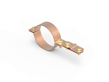 Хомут на металлические трубы, D100 мм, медь DKC