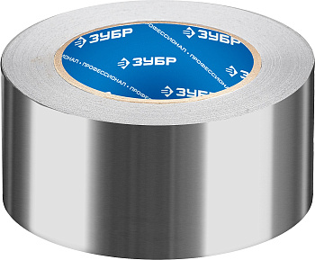 Алюминиевая лента, Профессионал 12262-50-50, до 120 °С, 60мкм, 50мм х 50м ЗУБР