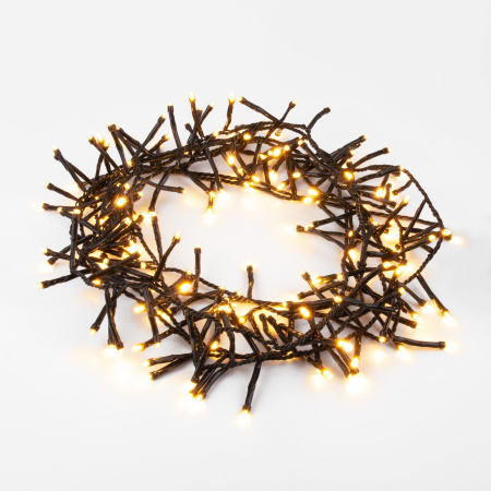 Гирлянда нить "Мишура" теплый белый 5м IP20 (400-004 теплый белый) Eurosvet