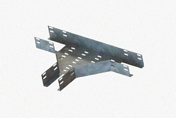 Лоток тройниковый перфорированный ОТ 400х65 УТ1,5, горячее цинкование S1,5