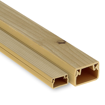 Канал кабельный (40х40) (24 м) светлое дерево EKF-Plast Канал кабельный (40х40) (24 м) светлое дерево EKF-Plast