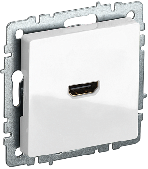 BRITE Розетка HDMI РHDMI-0-БрБ белый IEK
