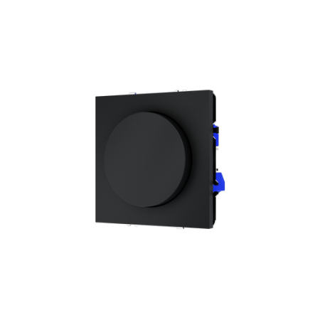 Светорегулятор встраиваемый Voltum S70 поворотно-нажимной 600 Вт, (графит)