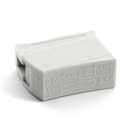 Клемма для светильников, двусторонняя STEKKER, LD224-101