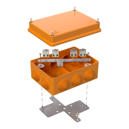 Коробка огнестойкая для о/п 40-0310-FR2.5-8 Е15-Е120 150х110х70 RAL2004 Промрукав (6 шт/уп)