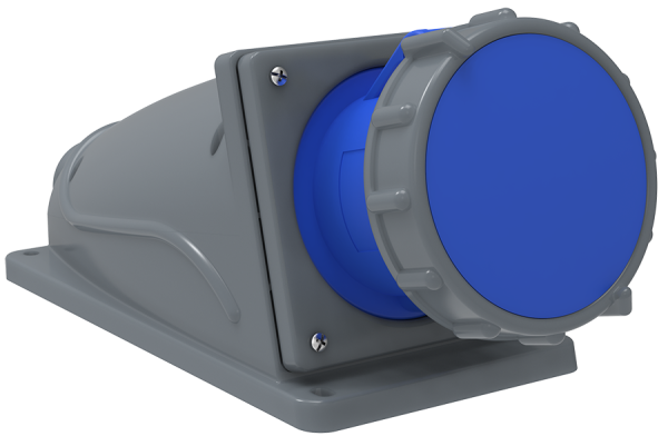 Розетка стационарная ССИ-133 63А-6ч/200-250В 2P+PE IP67 MAGNUM IEK