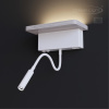 Настен.св-к LED 8W 560Лм 3000К WOODY седой дуб с белым/дерево ODEON LIGHT