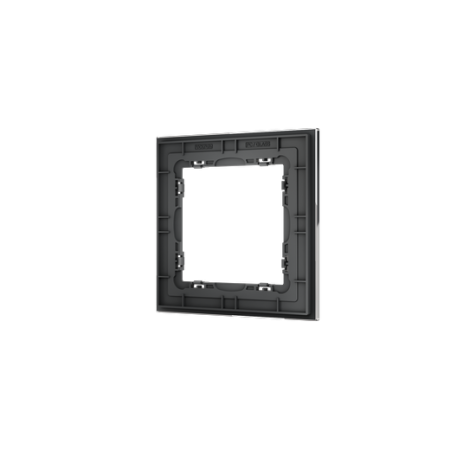 Рамка стеклянная Voltum S70 на 1 пост, (графит, стекло)