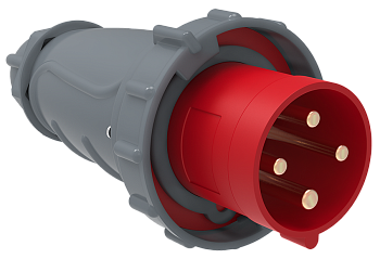 Вилка переносная ССИ-034 63А-6ч/380-415В 3Р+РЕ IP67 MAGNUM IEK