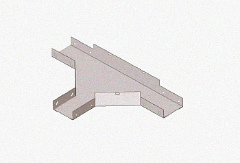 Лоток тройниковый замковый глухой ОТЗГ 200х60 УХЛ1, горячее цинкование S1,5