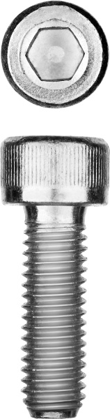 Винт DIN 912, М8x20 мм, 5 кг (390 шт.), кл. пр. 8.8, оцинкованный, ЗУБР