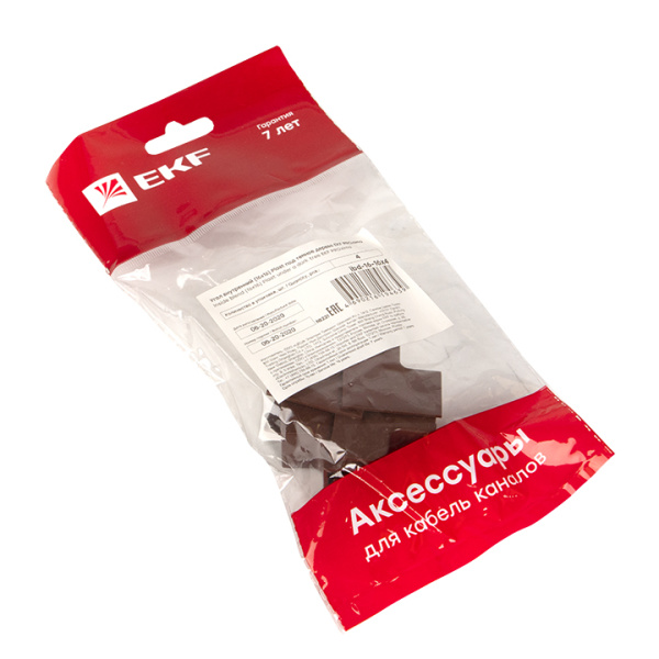 Угол внутренний (16х16) (4 шт) темное дерево EKF-Plast