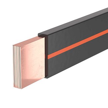 Гибкая шина в ПВХ изоляции, 4x63x1мм, ном. ток 800А, длина 2 метра DKC