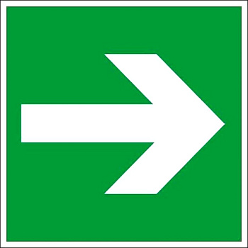 Знак "Направляющая стрелка" 200х200мм PROxima EKF