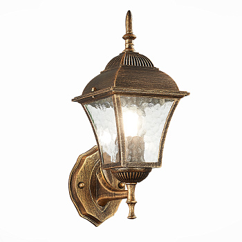 Светильник уличный настенный Бронза/Бронза, Прозрачный E27 1*60Вт SL082.201.01 ST LUCE