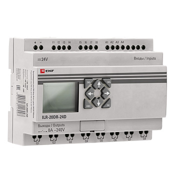 Программируемое реле 20 в/в с диспл, 24В PRO-Relay PROxima EKF