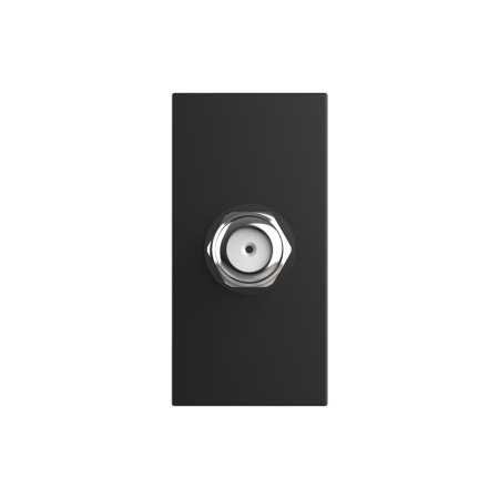 Спутниковая SAT-розетка черная (механизм) Livolo