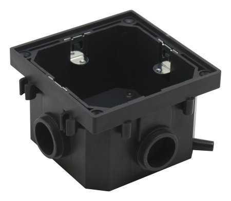 Donel Лючок 2 мод. (1 мод. 45х45 мм.), антрацит, IP44, (с уст. набором)