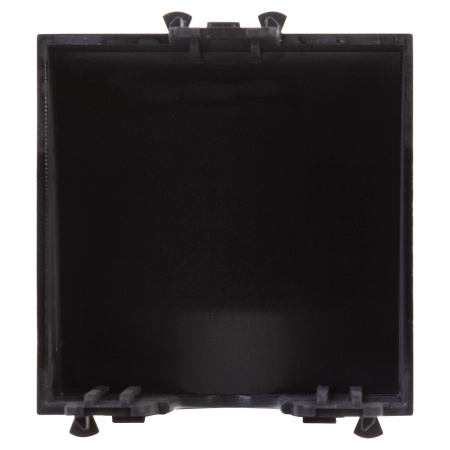 Вывод кабеля модульный "Avanti", "Черный матовый", 2 модуля DKC