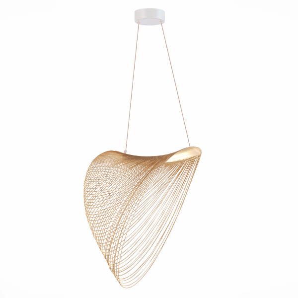 Светильник подвесной Белый/Древесный LED 1*24Вт 4000К SL6900.503.24 ST LUCE Светильник подвесной Белый/Древесный LED 1*24Вт 4000К SL6900.503.24 ST LUCE