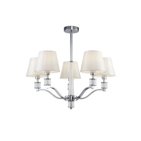 Люстра 5*E14 40Вт Хром IP20 Clarissa FR5020PL-05CH Freya