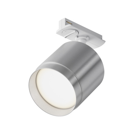 Трековый светильник 1*GX53 15Вт Белый и Серебро IP20 Single phase track system Unity TR088-1-GX53-S Technical Maytoni